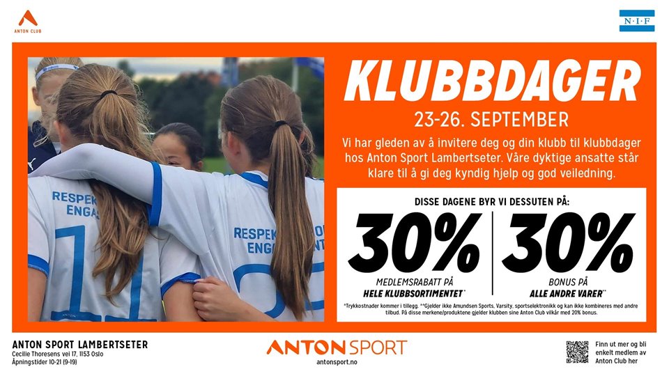 Klubbdager på Anton Sport!