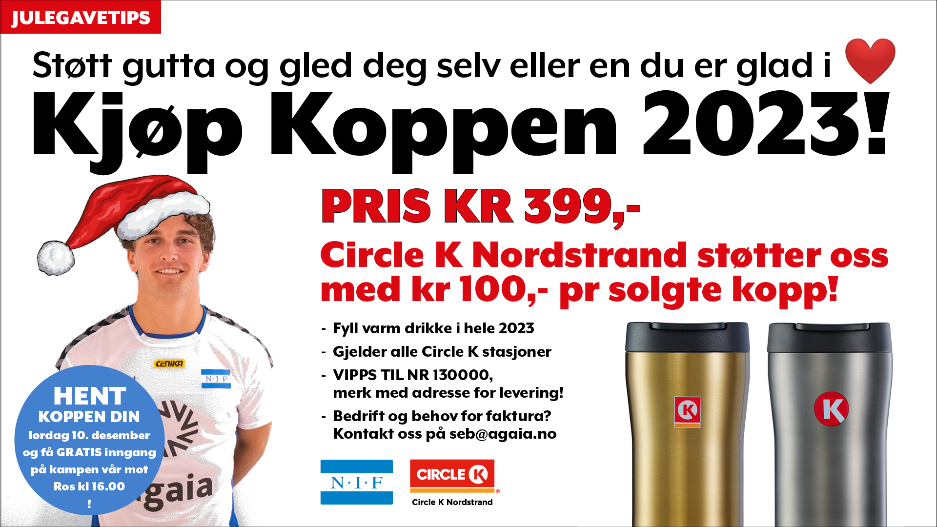 Kjøp Circle K-koppen og støtt gutta!