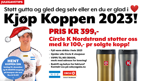 Kjøp Circle K-koppen og støtt gutta!