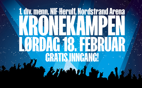 Gratis inngang på kronekampen NIF-Herulf