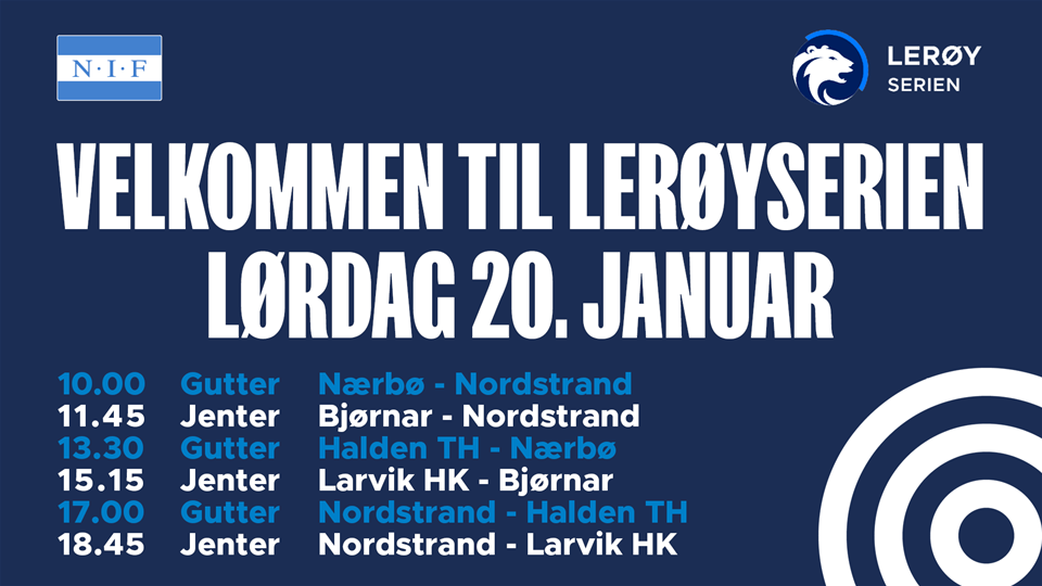 Dobbel Lerøy-runde på lørdag!