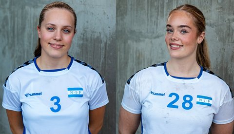 Martine og Charlotte på U-landslagssamling!