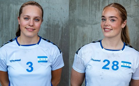 Martine og Charlotte på U-landslagssamling!