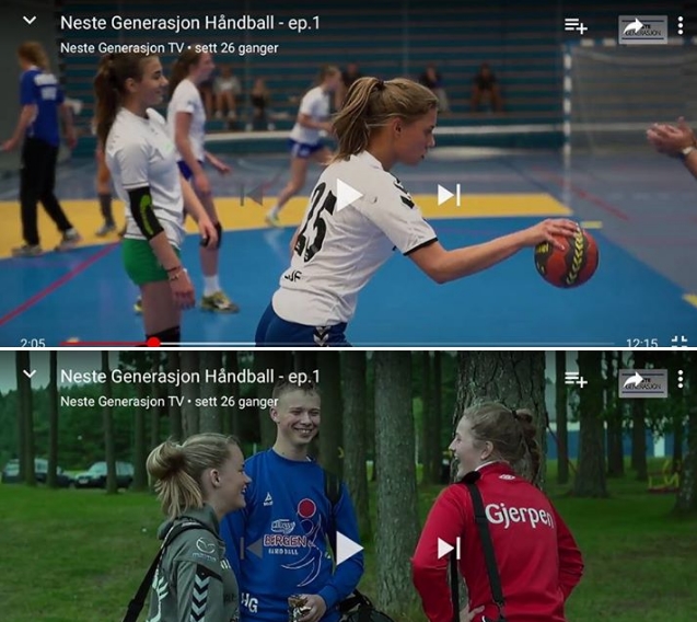 Neste generasjon håndball - Nif J02 har med 2 spillere