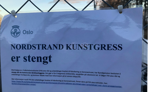 Banene er fortsatt stengt! Oppdatert 31.03