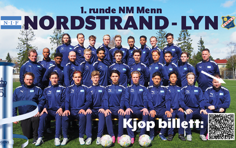 1. runde NM tirsdag 23. mai kl 19.00