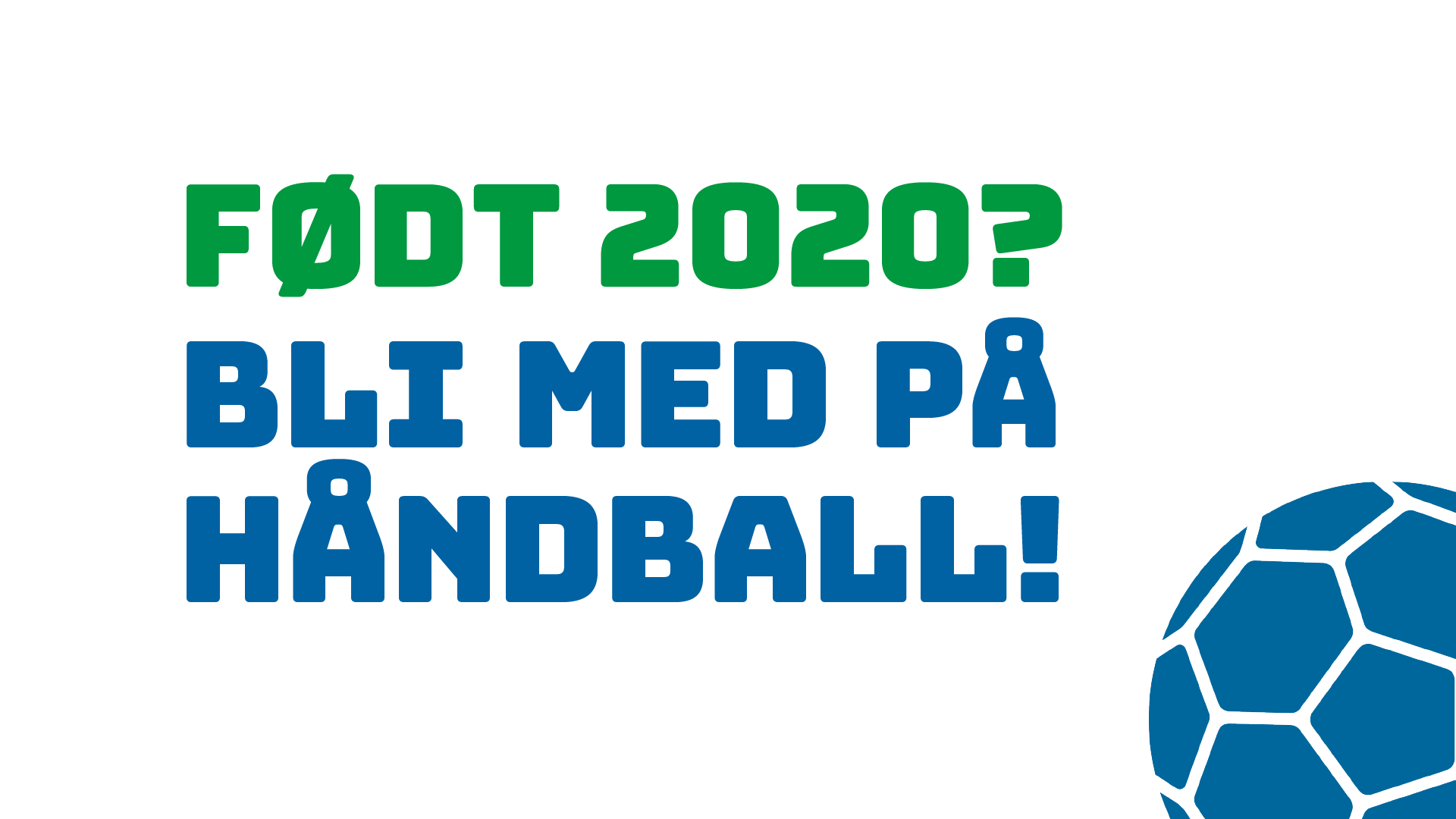 Oppstart for 2020-kullet håndball! 