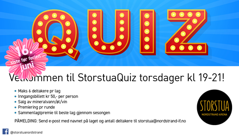 Sommeravslutning på Quizen!