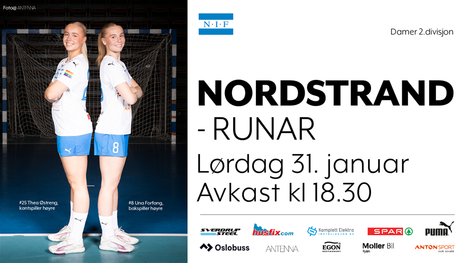 Og damekamp kl 18.30!