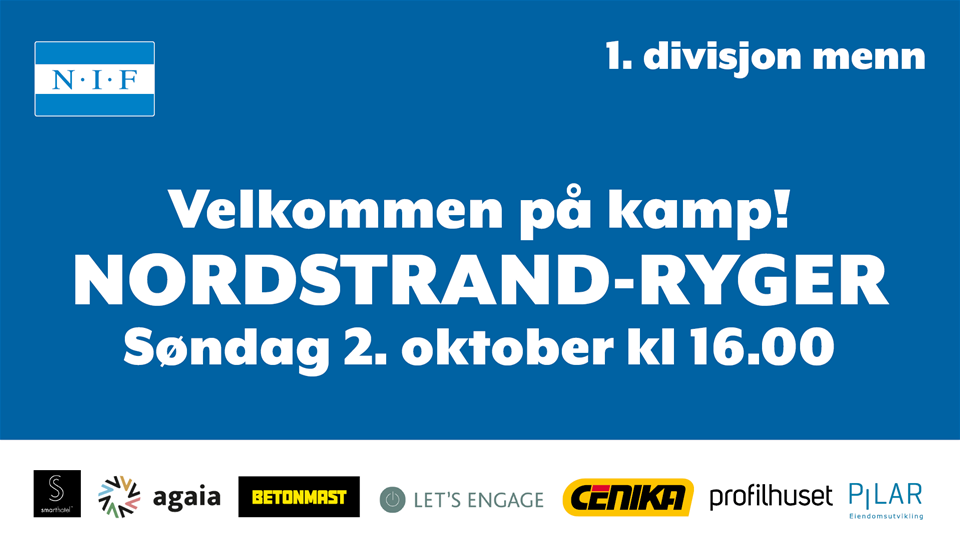 Ny kamp søndag!