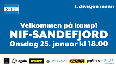Årets første hjemmekamp for gutta!