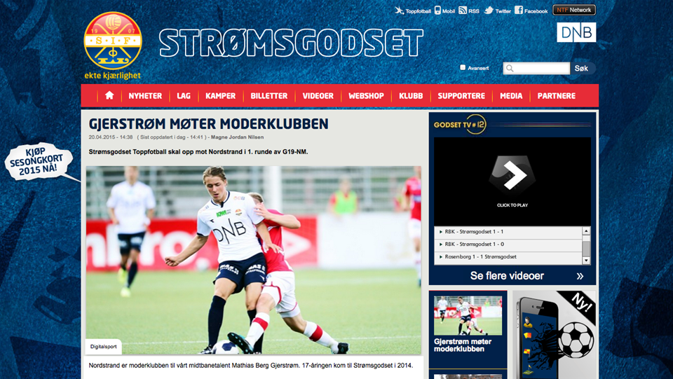 Juniorlaget møter Godset i NM