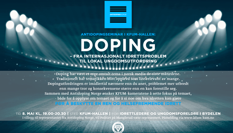 Antidoping-seminar 8. mai