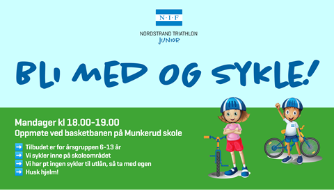 Bli med på juniorsykling