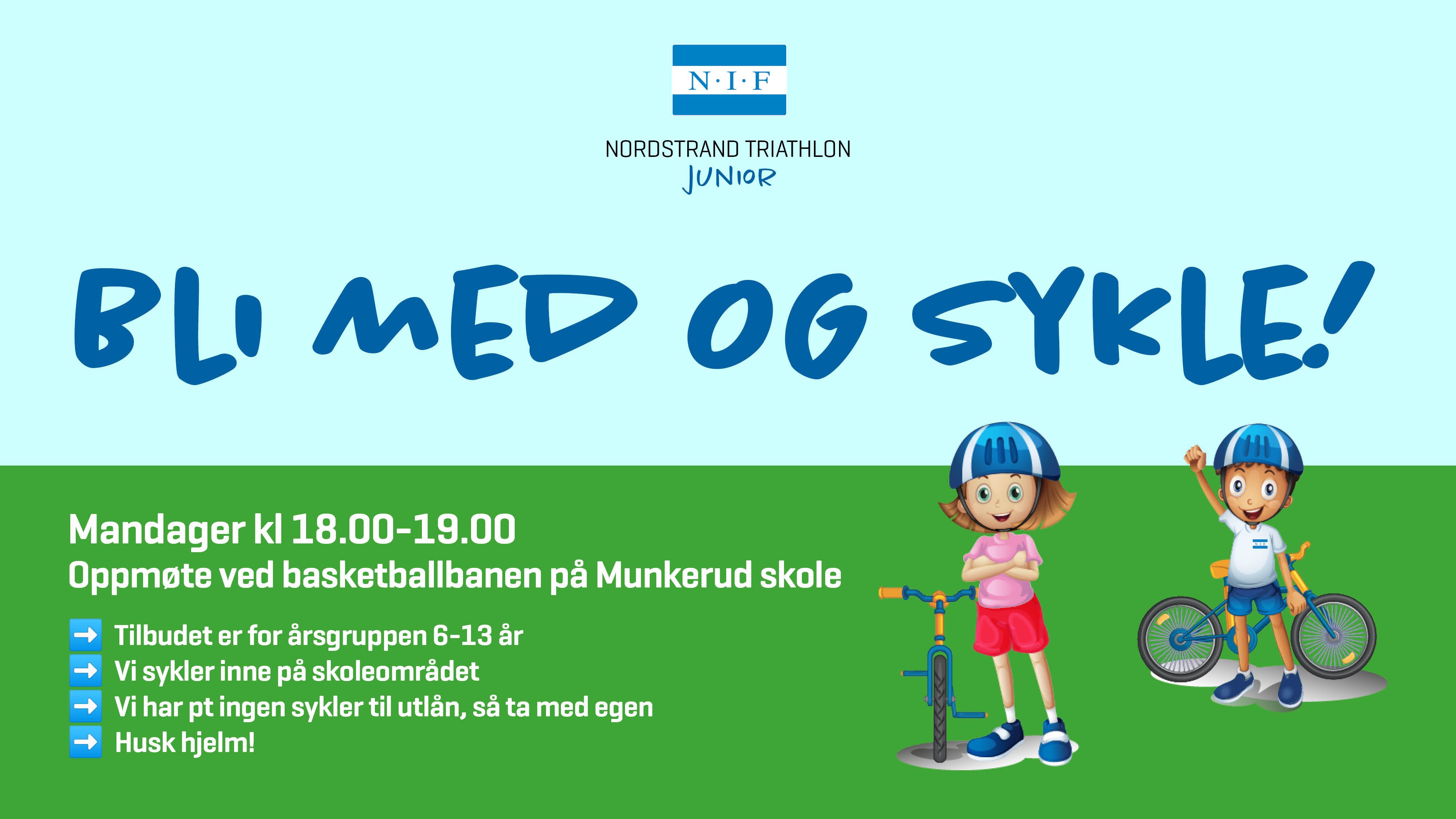 Bli med på juniorsykling