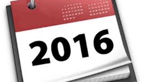 Terminliste 2016
