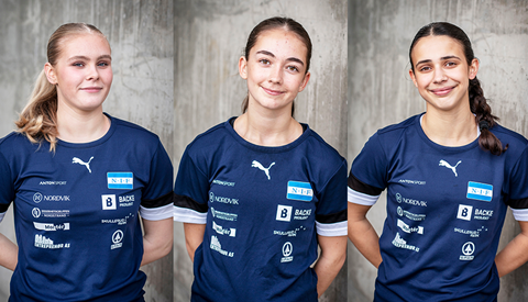 Mina, Vanessa og Sara på landslagssamling!