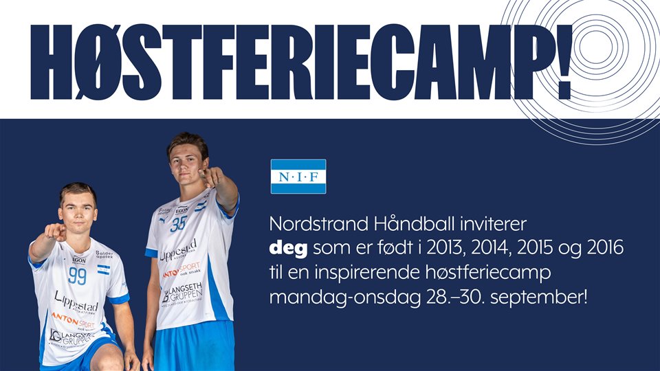 Håndballcamp i høstferien!