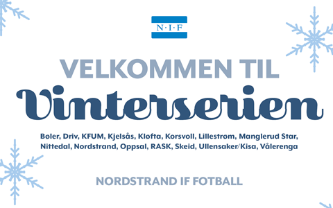 Oppstart av Vinterserien i morgen