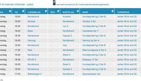 Terminlista 2014 klar