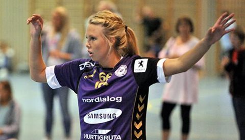 Hedda i mål for damelaget