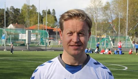 Bedring i  den ene enden av banen!