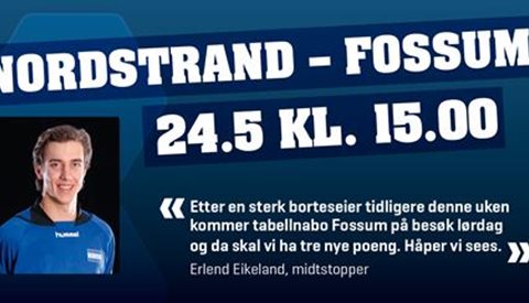 Troppen mot Fossum!