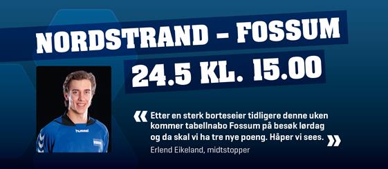 Troppen mot Fossum!