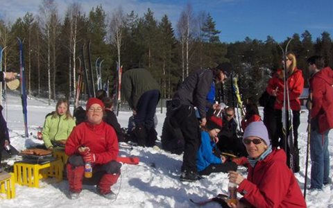 Vinter-OL på Grønmo Golfbane