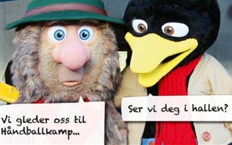 Treff Solan og Ludvig i hallen søndag!