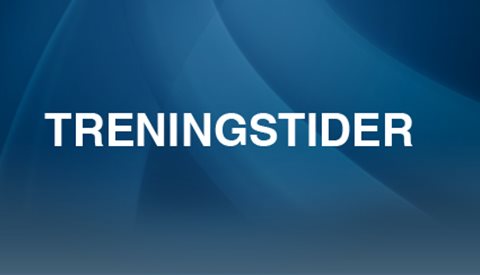 ENDRING 2 Treningstider uke 12