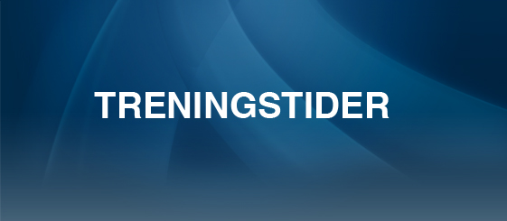 ENDRING 2 Treningstider uke 12